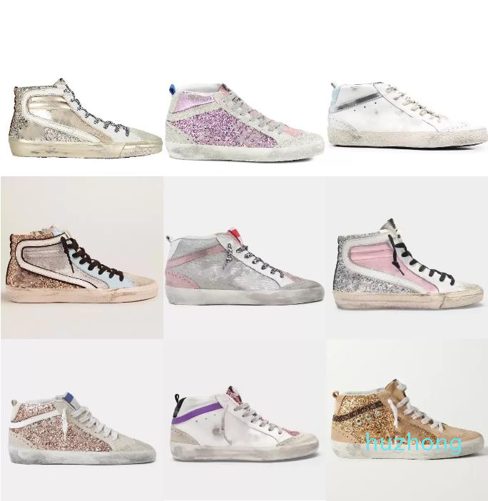 Mid Slide star high top Sneakers Fashion Woman casual shoes luxury Trainers Sequin Classic White Dirty Men shoe, Star4 
Mid Slide star high top Sneakers Fashion Woman casual shoes luxury Trainers Sequin Classic White Dirty Men shoe, Star4