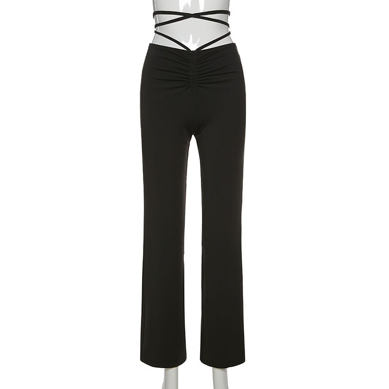 High Waist Lace Up Cross Ruched Skinny Pants 2021 Summer Women Fashion Elastic Slim Trousers Female Streetwear Outfit, Black;white
High Waist Lace Up Cross Ruched Skinny Pants 2021 Summer Women Fashion Elastic Slim Trousers Female Streetwear Outfit, Black;white