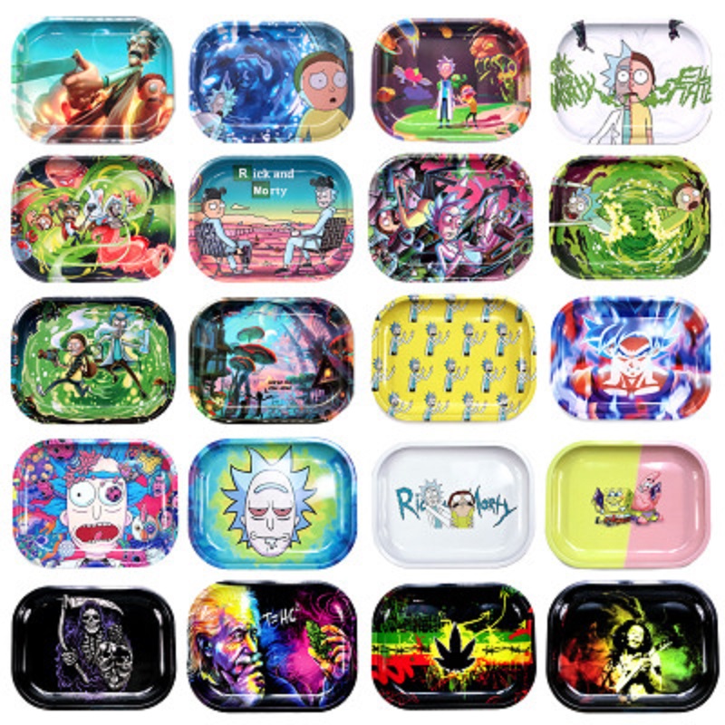 Stock Cartoon Rolling Tobacco Tray 18cm*14cm Metal Tray Tobacco Storage smoke accessory smoke pipe Painted tray Hot sale
Stock Cartoon Rolling Tobacco Tray 18cm*14cm Metal Tray Tobacco Storage smoke accessory smoke pipe Painted tray Hot sale