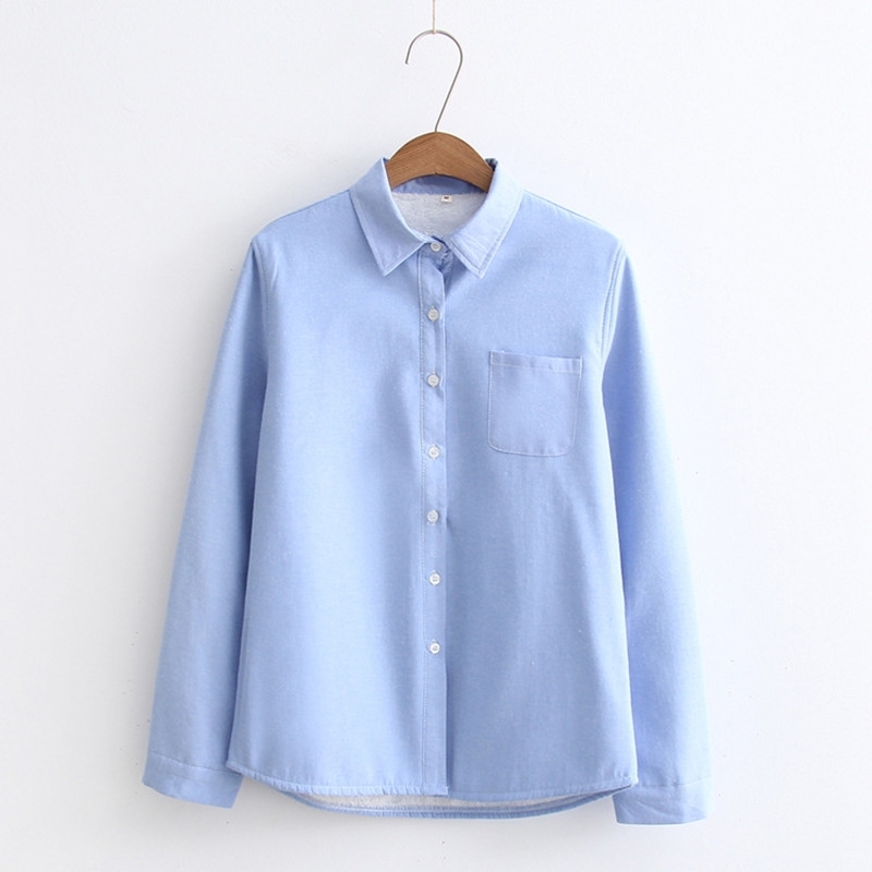 Quality Autumn Winter Shirts Women Long Sleeve Blouse Thickening Shirt Velvet Bottoming Shirt Cotton Ladies Tops Warm For Woman 210225