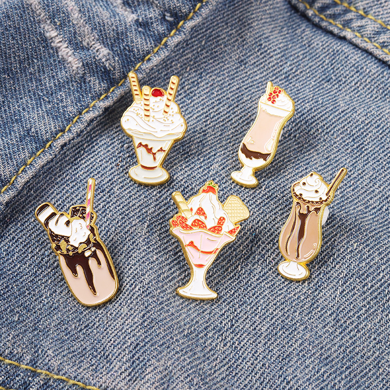 Summer Ice Cream Modeling Brooches Cartoon Alloy Glass Drinks Lapel Pins For Women Bags Cowboy Clothes Badge Brooch Jewelry Accessories Wholesale 
Summer Ice Cream Modeling Brooches Cartoon Alloy Glass Drinks Lapel Pins For Women Bags Cowboy Clothes Badge Brooch Jewelry Accessories Wholesale