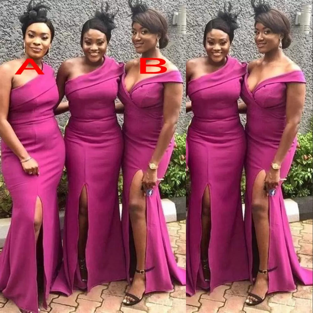 2022 Sexy Bridesmaid Dresses Fuchsia Floor Length Wedding Guest Gowns Junior Maid Of Honor Dress Elastic Silk Like Satin Party Gowns, White;pink
2022 Sexy Bridesmaid Dresses Fuchsia Floor Length Wedding Guest Gowns Junior Maid Of Honor Dress Elastic Silk Like Satin Party Gowns, White;pink