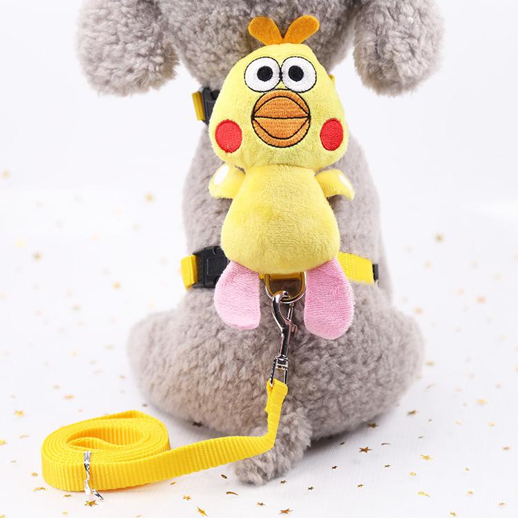 Dog Collars & Leashes Cute Angel Wing Pet Puppy Leads For Small Dogs Cats Designer Adjustable Harness Accessories