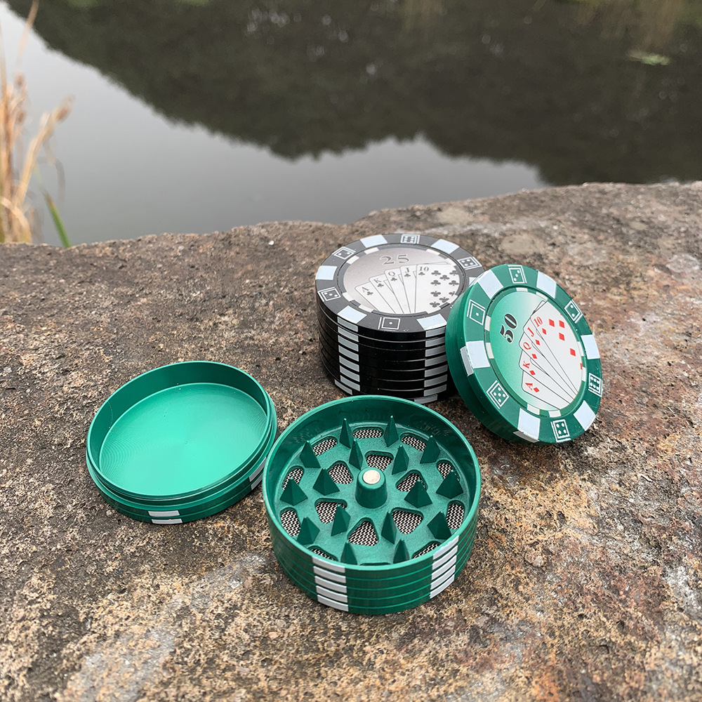 NICEYARD 3-layer Poker Chip Style Spice Cutter Cigarette Accessories Gadget Tobacco Grinder Herb Cutters
NICEYARD 3-layer Poker Chip Style Spice Cutter Cigarette Accessories Gadget Tobacco Grinder Herb Cutters