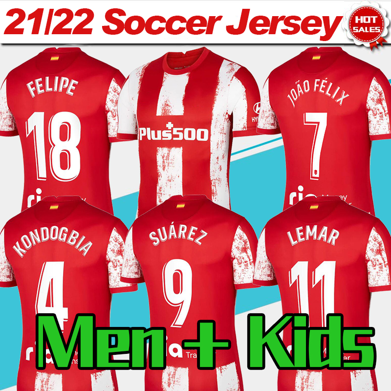21/22 Athletic Soccer Jersey #9 SUAREZ #7 JOAO FELIX Home Red Madrid Soccer Shirts 2021 2022 Men Kids #11 LEMAR #18 FELIPE Football uniforms Top Quality S-4XL, No name no number
21/22 Athletic Soccer Jersey #9 SUAREZ #7 JOAO FELIX Home Red Madrid Soccer Shirts 2021 2022 Men Kids #11 LEMAR #18 FELIPE Football uniforms Top Quality S-4XL, No name no number