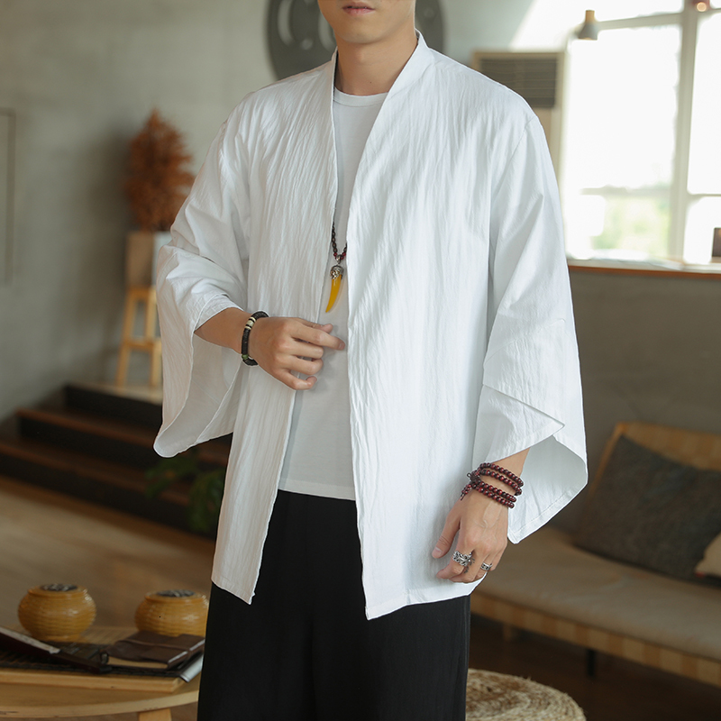 2021 New Linen Men Cotton Kimono Cardigan Outerwear Fashion Coats Streetwear Loose Men's Jackets Casual Clothing C27j, Khaki.
2021 New Linen Men Cotton Kimono Cardigan Outerwear Fashion Coats Streetwear Loose Men's Jackets Casual Clothing C27j, Khaki.