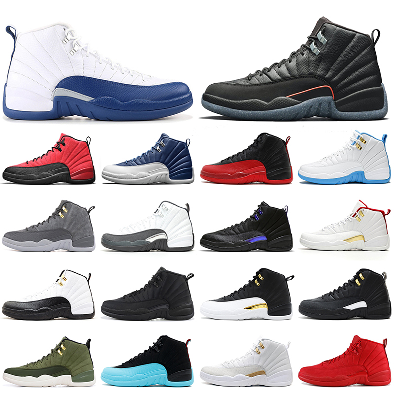 Fashion Jumpman 12 12s Men Basketball Shoes Reverse Flu Game Utility Twist Dark Concord Grey Royal Indigo Easter Bowl Mens Trainers Sneakers
Fashion Jumpman 12 12s Men Basketball Shoes Reverse Flu Game Utility Twist Dark Concord Grey Royal Indigo Easter Bowl Mens Trainers Sneakers
