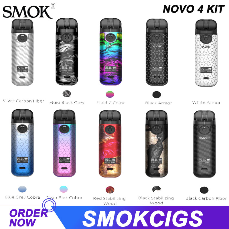 SMOK NOVO 4 KIT 800mAh battery 25W Max Output VW Mode with 2ml Novo 4 Pod LP1 Meshed Coil Leak Proof Technology Authentic
SMOK NOVO 4 KIT 800mAh battery 25W Max Output VW Mode with 2ml Novo 4 Pod LP1 Meshed Coil Leak Proof Technology Authentic