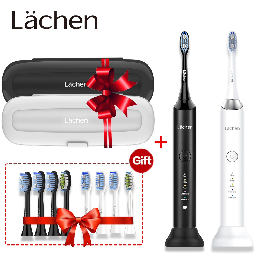 Lachen Double Sonic Electric Toothbrush H9 Adult Timer 5 Mode USB Rechargeable Tooth 10 Replacement Brush Heads 2 Travle Case 210310
Lachen Double Sonic Electric Toothbrush H9 Adult Timer 5 Mode USB Rechargeable Tooth 10 Replacement Brush Heads 2 Travle Case 210310