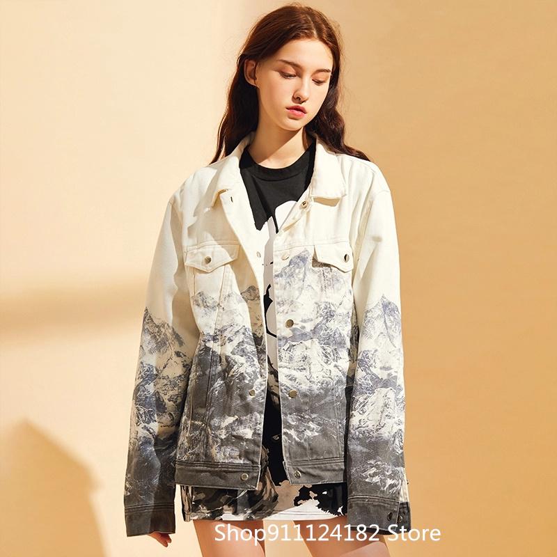 Women' Jackets Trendy Brand Personality Top Coat For Men And Women The Same Style Loose Long-Sleeved Snow Mountain Original Version Couples
Women' Jackets Trendy Brand Personality Top Coat For Men And Women The Same Style Loose Long-Sleeved Snow Mountain Original Version Couples