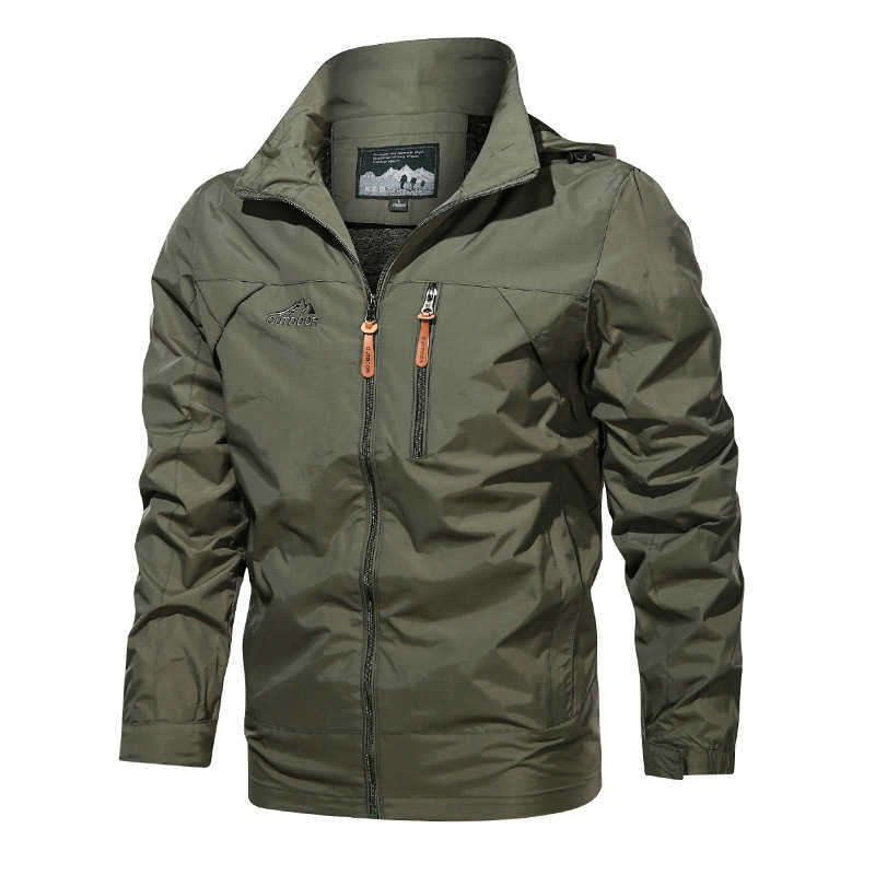 Men Jackets Waterproof Male Outdoor Coats Outwears Windbreaker Windproof Spring Autumn Jacket Camping Hiking Clothing Coat LA319 211009