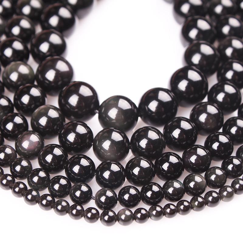 Other 4mm 6mm 8mm 10mm 12mm Round Natural Black Obsidian Stone Loose Beads Lot For Jewelry Making DIY Crafts Findings
Other 4mm 6mm 8mm 10mm 12mm Round Natural Black Obsidian Stone Loose Beads Lot For Jewelry Making DIY Crafts Findings