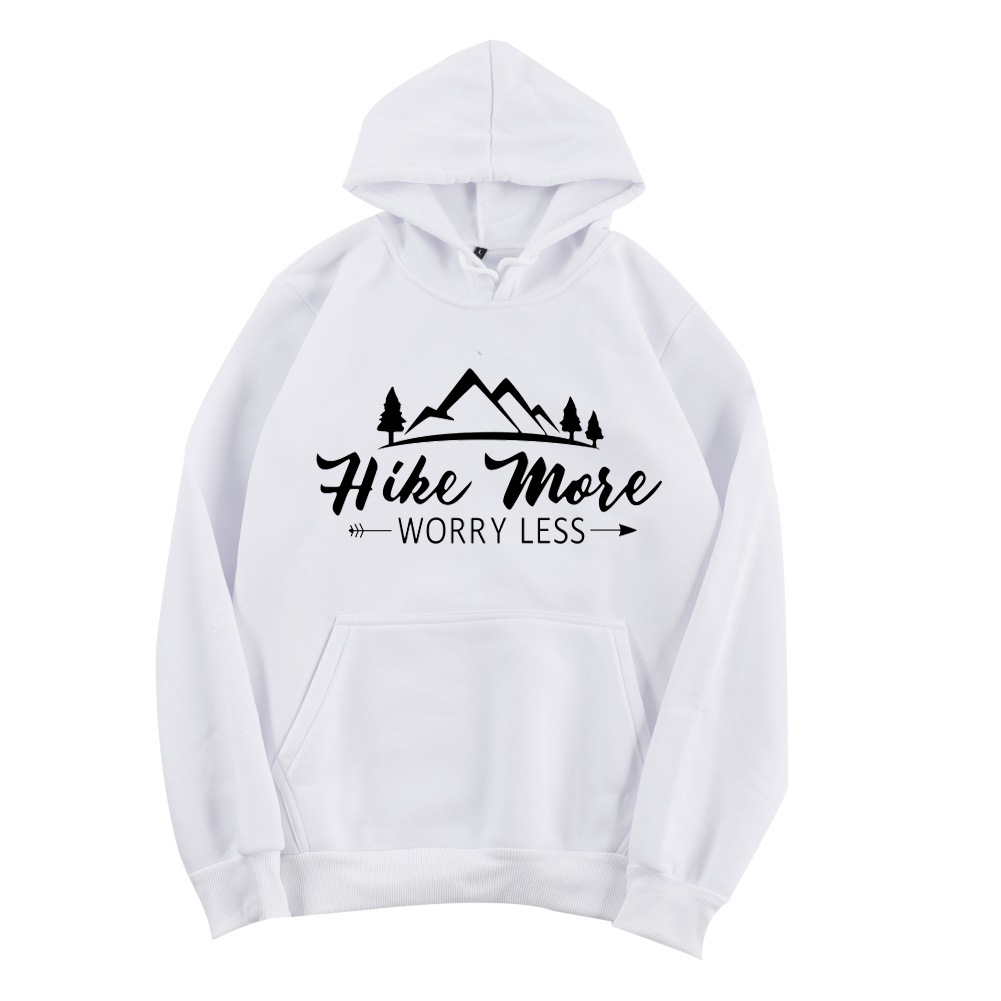 European and American personality women's blouse autumn hill print loose hoodie women's dress hooded hoodies, White
European and American personality women's blouse autumn hill print loose hoodie women's dress hooded hoodies, White