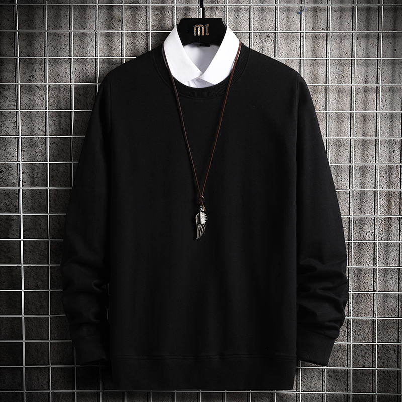 Solid Hoodie Sweatshirts Men Cotton Pullover Streetwear Oversize Hip Hop Hoodies Men Clothing O Neck Black White Basic Hoodies 201127