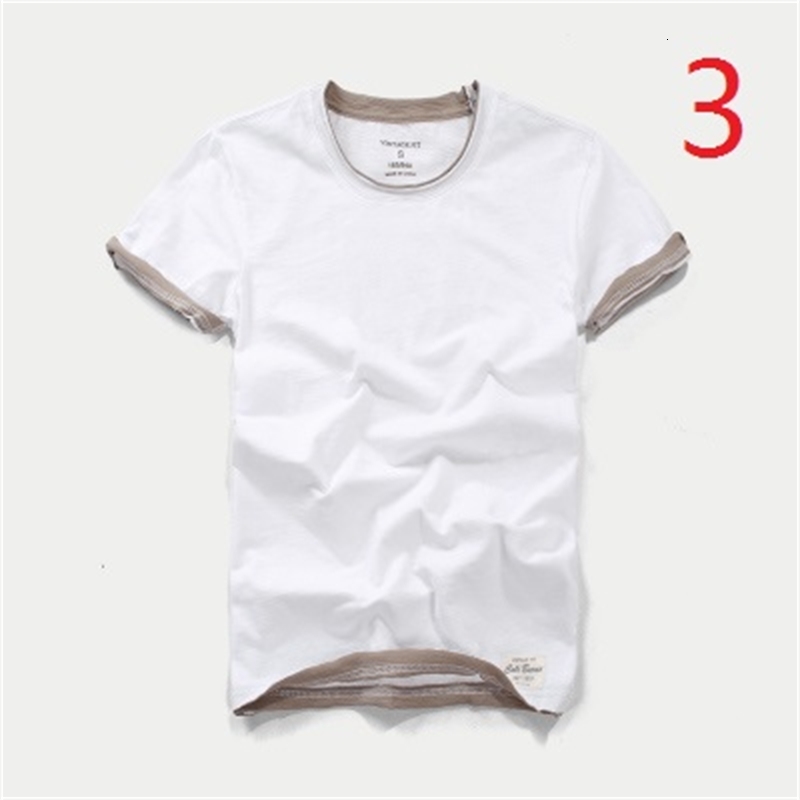 2021 New Summer Fake Two Pieces Round Neck Bamboo Cotton Short T-shirt Men's Half Sleeve Solid Color Thin Top Nxxg
2021 New Summer Fake Two Pieces Round Neck Bamboo Cotton Short T-shirt Men's Half Sleeve Solid Color Thin Top Nxxg