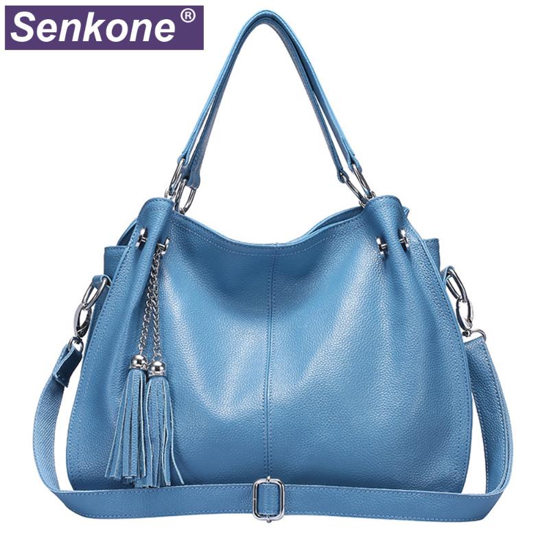 100% Soft Genuine Leather Women Tassel Handbag Fashion Totes High Quality Women Shoulder Bags Ladies Messenger Bag Classic, Black
100% Soft Genuine Leather Women Tassel Handbag Fashion Totes High Quality Women Shoulder Bags Ladies Messenger Bag Classic, Black