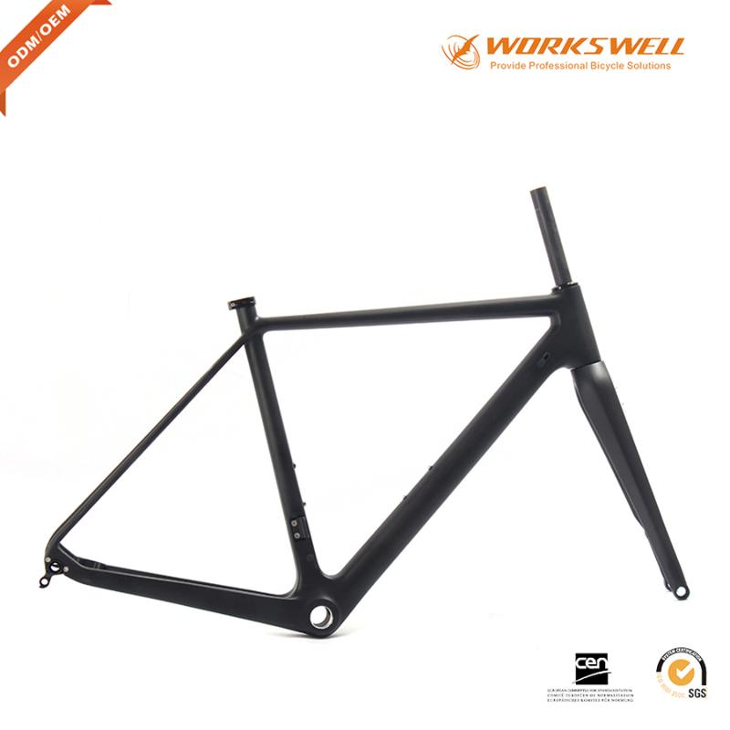 Bike Frames Workswell Carbon Disc Cyclocross Frame+Fork 700C BSA/BB30 CX Gravel Framesets Brand, As pic
Bike Frames Workswell Carbon Disc Cyclocross Frame+Fork 700C BSA/BB30 CX Gravel Framesets Brand, As pic