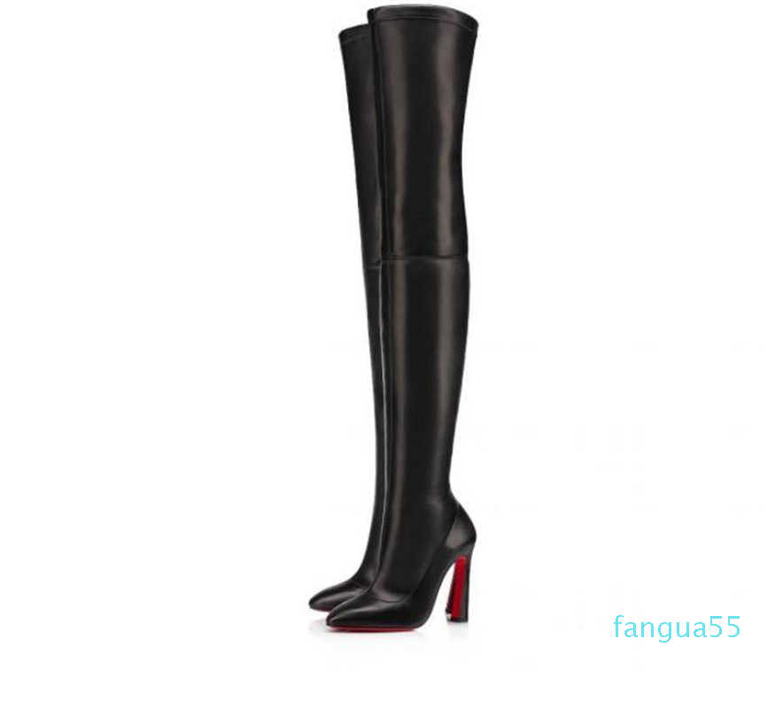 Elegant Design High Heels Women's Red Bottom Boots Winter Over Knee Booties Eleonor Alta Booty Party Wedding Dress Tall Boot EU35-43
Elegant Design High Heels Women's Red Bottom Boots Winter Over Knee Booties Eleonor Alta Booty Party Wedding Dress Tall Boot EU35-43