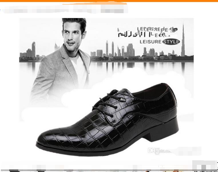 Hot sale- Men's shoes in Spring and Autumn with New style Low heel pointed end