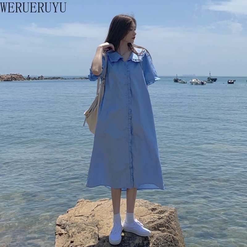 WERUERUYU Dress Women Simple Girls Long Dresses Ruffles Lovely Holiday Summer 210608, Photo color
WERUERUYU Dress Women Simple Girls Long Dresses Ruffles Lovely Holiday Summer 210608, Photo color