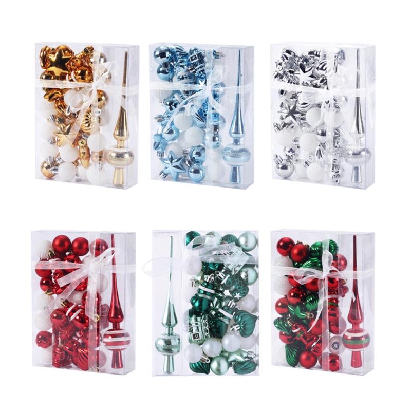 Party Decoration 34pcs Christmas Ball Ornaments Hand Painted Shatterproof Baubles Hanging Xmas Tree Holiday Wedding
Party Decoration 34pcs Christmas Ball Ornaments Hand Painted Shatterproof Baubles Hanging Xmas Tree Holiday Wedding