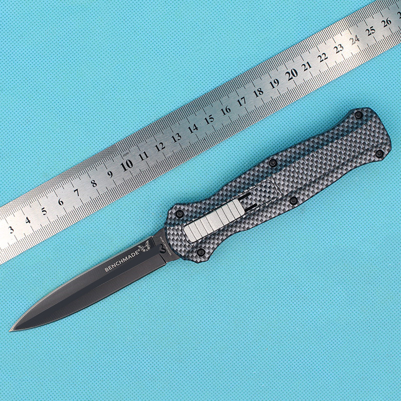 Benchmade 3310 3300 Infidel Automatic Tactical Folding Knife Carbon Fiber Handle Outdoor Camping Hunting Survival Pocket Utility EDC Tools R
Benchmade 3310 3300 Infidel Automatic Tactical Folding Knife Carbon Fiber Handle Outdoor Camping Hunting Survival Pocket Utility EDC Tools R