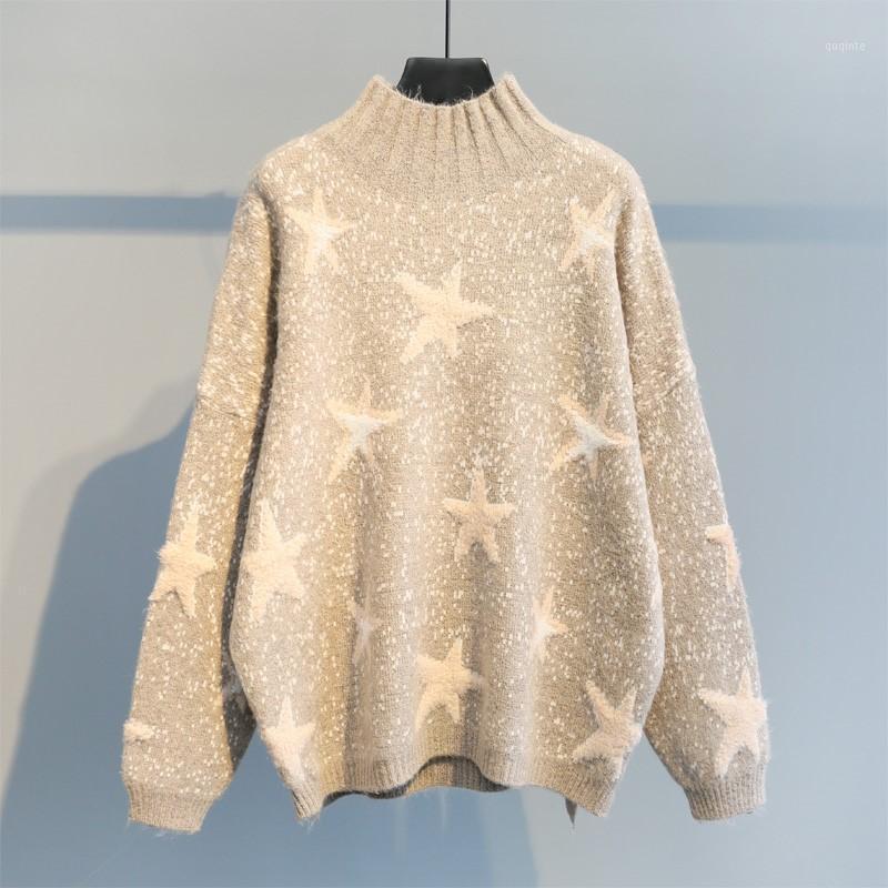 Women's Sweaters NCLAGEN Fashion Star Women Long Sleeve Leisure Sweater Streetwear Casual Half Turtleneck Pullover Knitted Bottoming Top, Green
Women's Sweaters NCLAGEN Fashion Star Women Long Sleeve Leisure Sweater Streetwear Casual Half Turtleneck Pullover Knitted Bottoming Top, Green