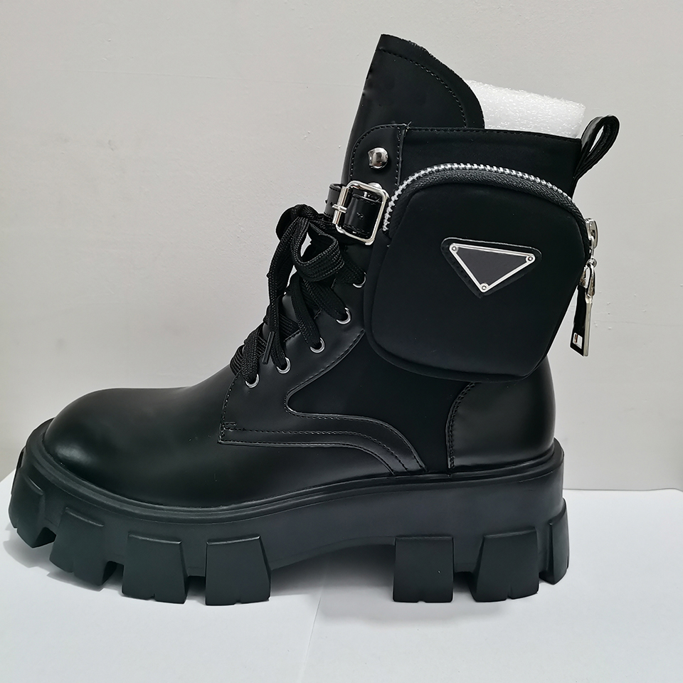 womens designer brushed rois Monolith ankle boots fall winter fashion leather and nylon platform pocket boot with box, Black
womens designer brushed rois Monolith ankle boots fall winter fashion leather and nylon platform pocket boot with box, Black