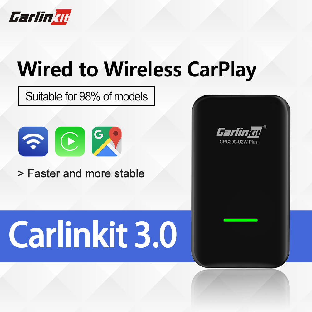 Carlinkit 3.0 Apple CarPlay Wireless Dongle Activator For Audi Proshe Benz VW Volvo Toyota IOS 14 Plug And Play Car MP4 MP5 Play
Carlinkit 3.0 Apple CarPlay Wireless Dongle Activator For Audi Proshe Benz VW Volvo Toyota IOS 14 Plug And Play Car MP4 MP5 Play