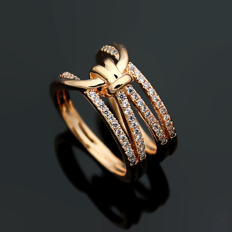 Foreign trade jewelry wholesale S's cross knot ring jiang thin film bonding with diamond ring with money, Silver
Foreign trade jewelry wholesale S's cross knot ring jiang thin film bonding with diamond ring with money, Silver