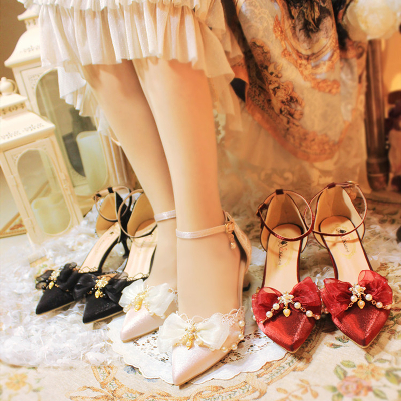 Princess Sweet Girls Pointed at Japanese Tea Party Beautiful Bowknot Anime Lolita Harujuku Women's Cosplay Shoes Nj6b
Princess Sweet Girls Pointed at Japanese Tea Party Beautiful Bowknot Anime Lolita Harujuku Women's Cosplay Shoes Nj6b