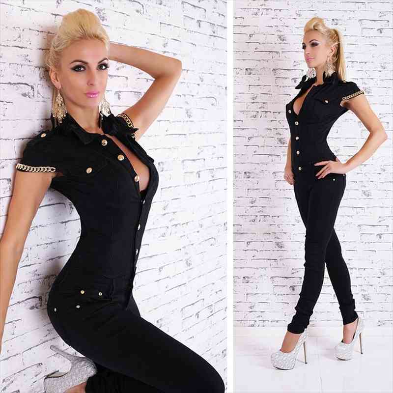 autumn fashion women denim long jumpsuit deep v neck jean jumpsuits buttons chain black overalls lady rompers kh819734, Black;white
autumn fashion women denim long jumpsuit deep v neck jean jumpsuits buttons chain black overalls lady rompers kh819734, Black;white
