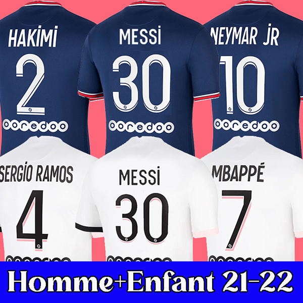 21 22 maillots de foot MESSI MBAPPE SERGIO RAMOS psg soccer jersey ICARDI top thailand 2021 2022 football shirt HAKIMI WIJNALDUM Camiseta futbol men kids, Home
21 22 maillots de foot MESSI MBAPPE SERGIO RAMOS psg soccer jersey ICARDI top thailand 2021 2022 football shirt HAKIMI WIJNALDUM Camiseta futbol men kids, Home