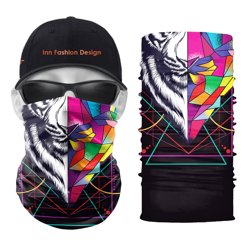 tiger pattern printed magic scarf 5 pieces per package comfortable fashion riding sunscreen seamless wweat absorption high elasticity, Blue;gray
tiger pattern printed magic scarf 5 pieces per package comfortable fashion riding sunscreen seamless wweat absorption high elasticity, Blue;gray