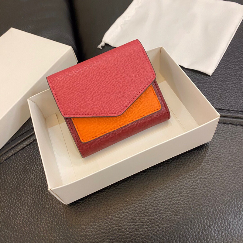 women wallwts 2021 summer and autumn New Fashion Ladies Purse short-wallet High-quality Leather Credit Card classic Panelled Coin Pocket size:11*10cm, Red
women wallwts 2021 summer and autumn New Fashion Ladies Purse short-wallet High-quality Leather Credit Card classic Panelled Coin Pocket size:11*10cm, Red