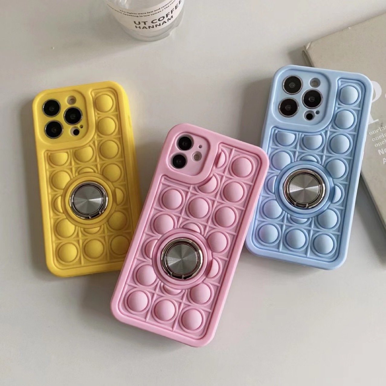 2022 new bracket ring phone cases for iphone 6-13pro Max silicone all-inclusive phone case, Yellow
2022 new bracket ring phone cases for iphone 6-13pro Max silicone all-inclusive phone case, Yellow