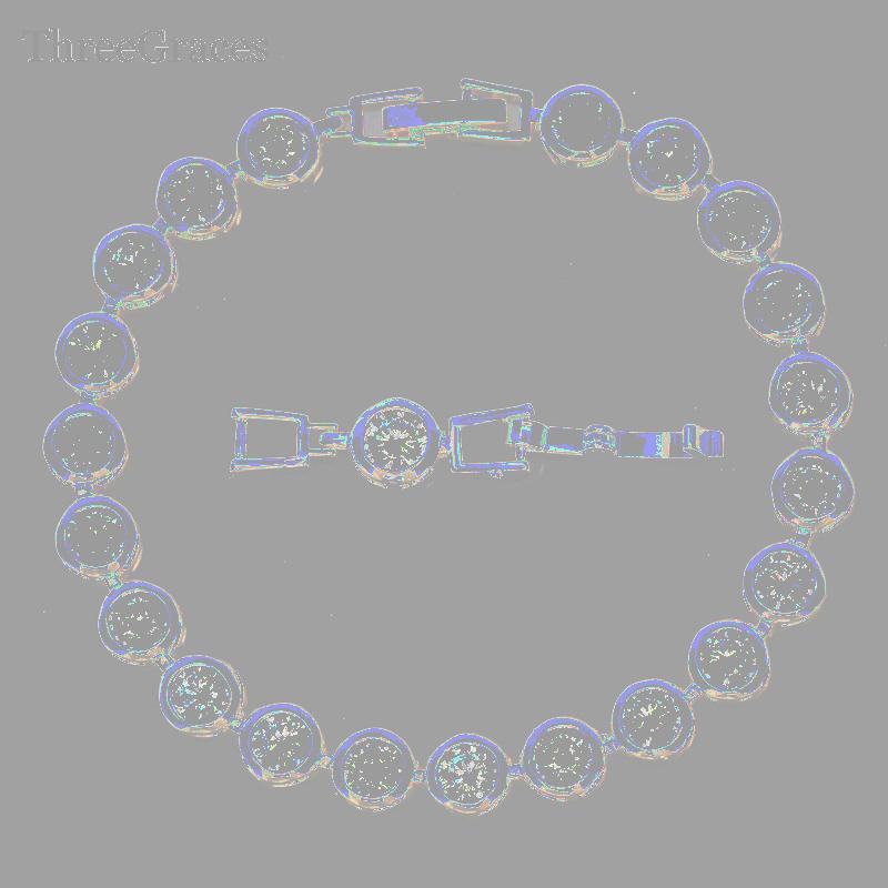 Charm Bracelets ThreeGraces Gorgeous Round Shape Gold Color Clear White Cubic Zirconia Stone Tennis For Women Jewelry Gift BR057, Golden;silver
Charm Bracelets ThreeGraces Gorgeous Round Shape Gold Color Clear White Cubic Zirconia Stone Tennis For Women Jewelry Gift BR057, Golden;silver