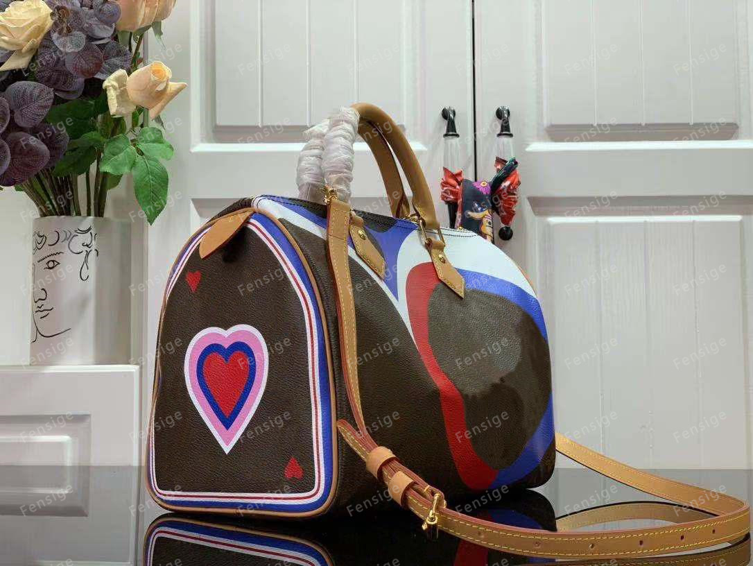 M57451 Brown Game on Speedy 25 30 Bandouliere Boston Bandouliere 30 Purse Cross body Handbag Womens Mens Leather Totes travel Speedy Bags, #1
M57451 Brown Game on Speedy 25 30 Bandouliere Boston Bandouliere 30 Purse Cross body Handbag Womens Mens Leather Totes travel Speedy Bags, #1