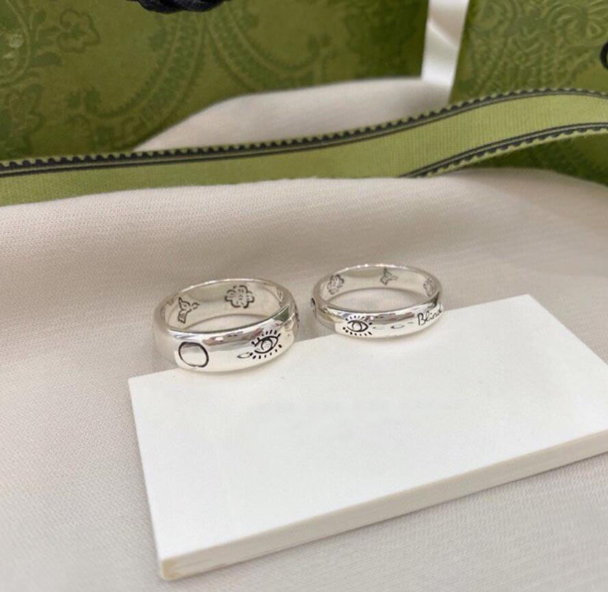 Fashion brand silver designer rings bague letter band ring for lady women Party wedding lovers gift engagement jewelry With BOX
Fashion brand silver designer rings bague letter band ring for lady women Party wedding lovers gift engagement jewelry With BOX