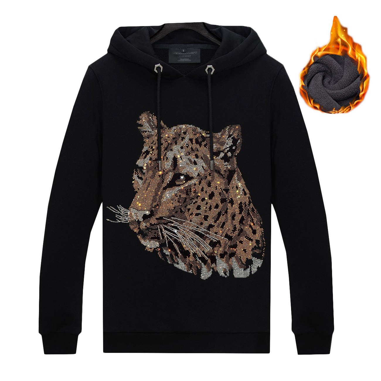 Winter Rhinestone Pullover Hoodies for Men Women Warm - Thicken Velvet Long Sleeves Hooded Sweatshirts Hip Hop Streetwear Unisex, 355
Winter Rhinestone Pullover Hoodies for Men Women Warm - Thicken Velvet Long Sleeves Hooded Sweatshirts Hip Hop Streetwear Unisex, 355