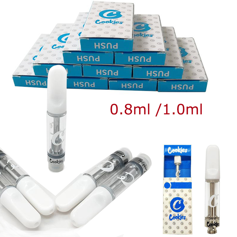 Cookies carts vape Electronic Cigarettes cartridge push packaging box quality 0.8ml 1.0ml glass tank Empty Atomizer Disposable pen
Cookies carts vape Electronic Cigarettes cartridge push packaging box quality 0.8ml 1.0ml glass tank Empty Atomizer Disposable pen
