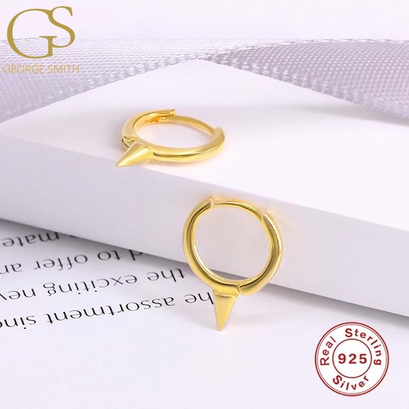 GS European and American S925 Sterling Silver Hoop Earrings Punk Geometric Gold Silver Trendy Earrings Female Fine Jewelry Gifts
GS European and American S925 Sterling Silver Hoop Earrings Punk Geometric Gold Silver Trendy Earrings Female Fine Jewelry Gifts
