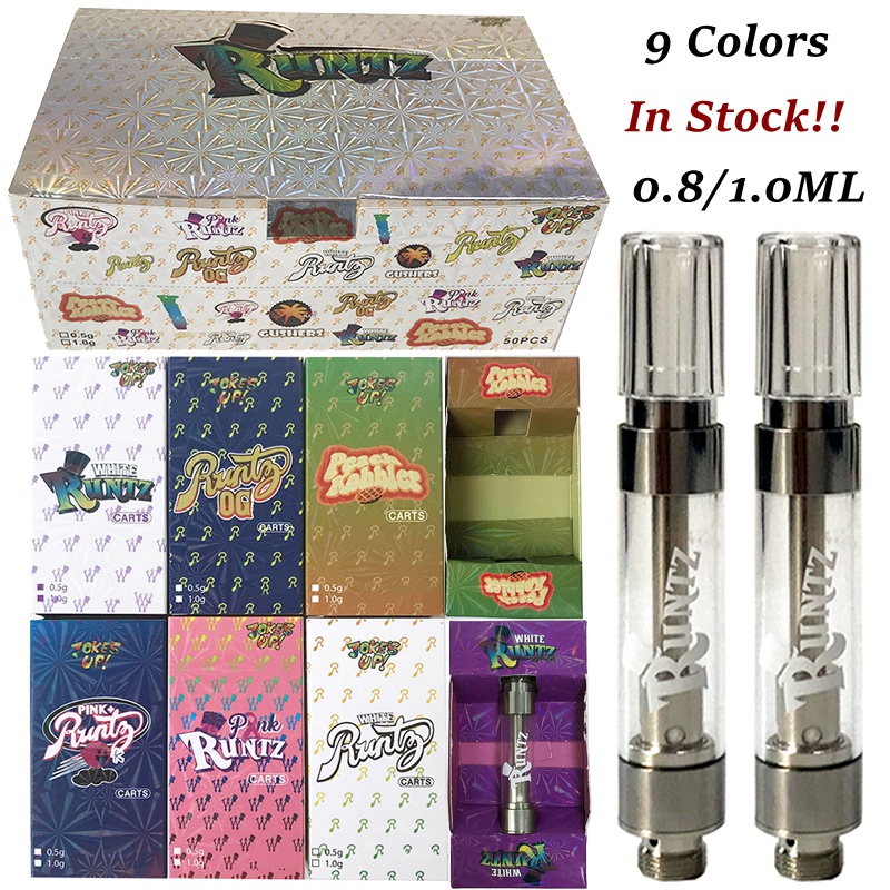 Runtz Vape Cartridges Thick Oil Carts Pen 0.8ml 1.0ml Atomizers Empty Cartridge Packaging Atomizer 510 Ceramic Glass Tank E Cigarette Wax Vaporizer
Runtz Vape Cartridges Thick Oil Carts Pen 0.8ml 1.0ml Atomizers Empty Cartridge Packaging Atomizer 510 Ceramic Glass Tank E Cigarette Wax Vaporizer