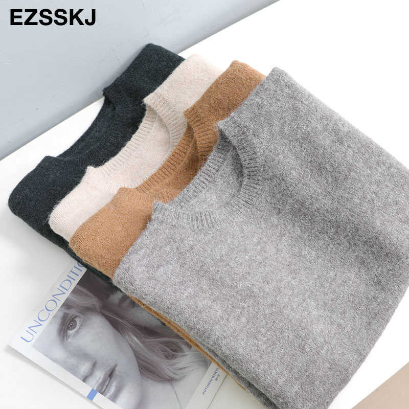 cashmere Spring Sweater Vest Women O-Neck Knitted Female casual tank tops Sleeveless Twist knit pullovers 210914