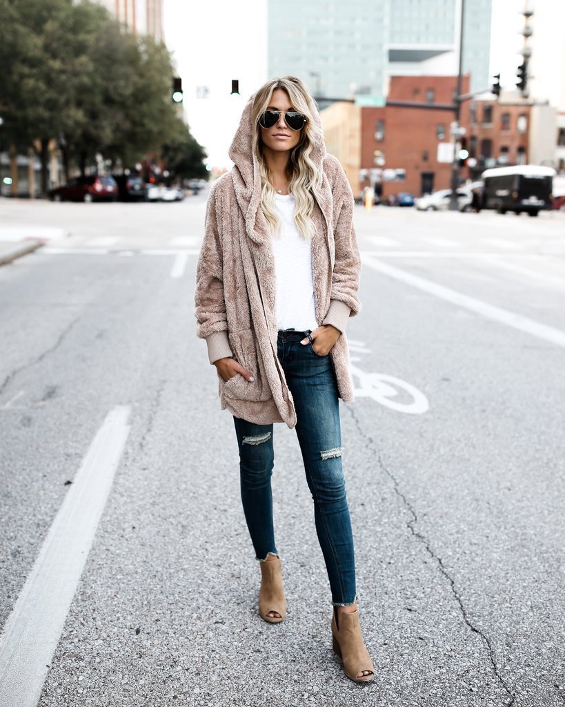 Most Popular Women Autumn Winter women Coat warm soft outfit hoodie girl's gift zipper Casual sweatshirts 201102