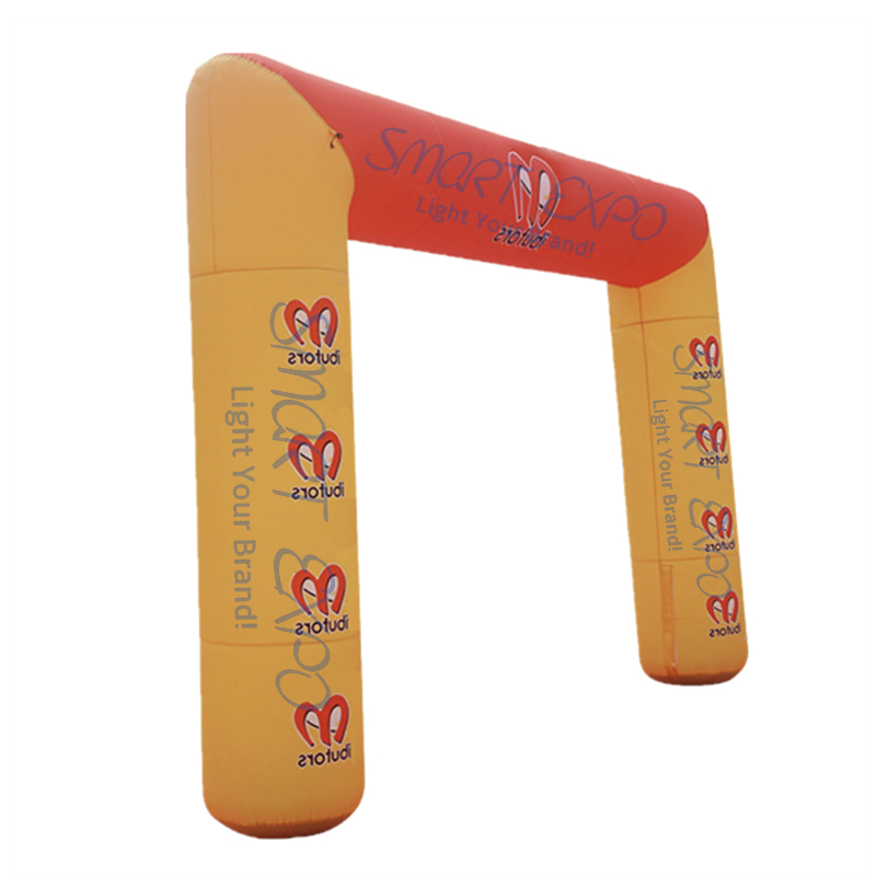 Sports Inflatable Arch Entrance 0.8xW8xH4m Advertising Square Archway with Custom Printing and Blower