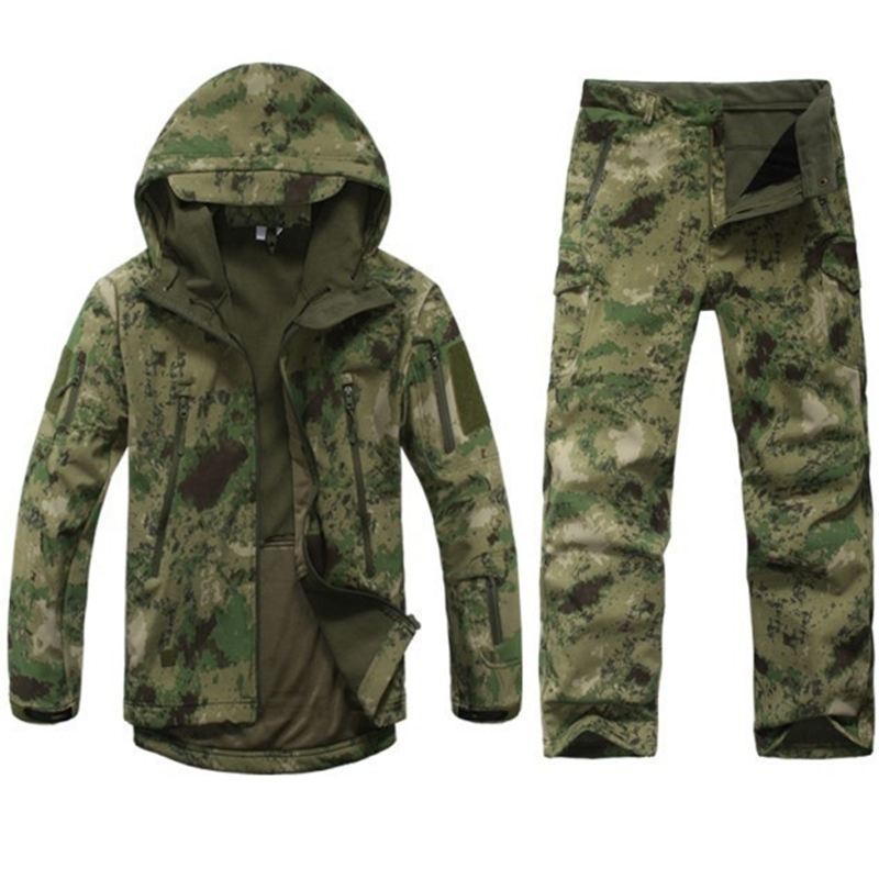 High quality TAD V 40 Men Outdoor Hunting Camping Waterproof Windproof Polyester Coats Jacket Jacket T200117