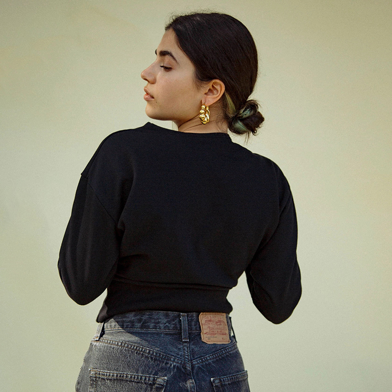 Casual Women Long Sleeve Solid Button Splice Crop Top Gothic Vintage Slim O Ncek Patchwork Tshirt Autumn Streetwear, White
Casual Women Long Sleeve Solid Button Splice Crop Top Gothic Vintage Slim O Ncek Patchwork Tshirt Autumn Streetwear, White