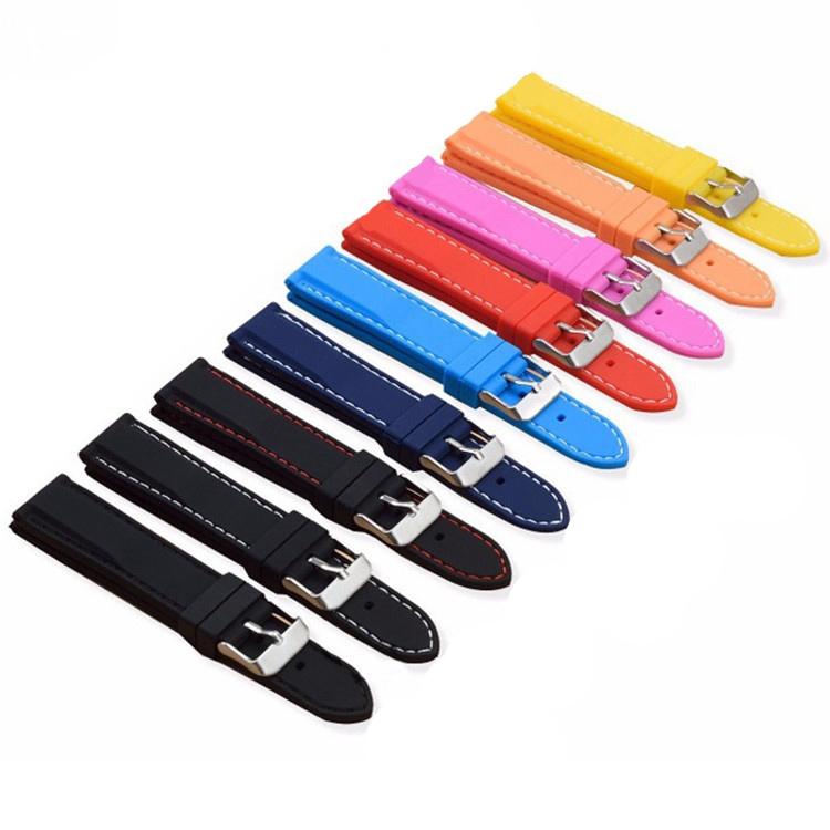 Watch Bands 16mm 18mm 20mm 22mm 24mm Diving Waterproof Silicone Resin Strap Band With Stainless Steel Buckle Watchband
Watch Bands 16mm 18mm 20mm 22mm 24mm Diving Waterproof Silicone Resin Strap Band With Stainless Steel Buckle Watchband
