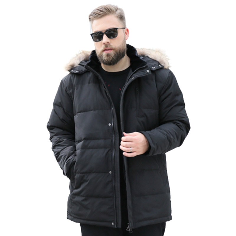 2021 New Mens Winter Large Size Fur Collar Plus Fertilizer to Increase Down Jacket Men Cold-proof Clothing Warm Long Coat Ci6g, Black
2021 New Mens Winter Large Size Fur Collar Plus Fertilizer to Increase Down Jacket Men Cold-proof Clothing Warm Long Coat Ci6g, Black